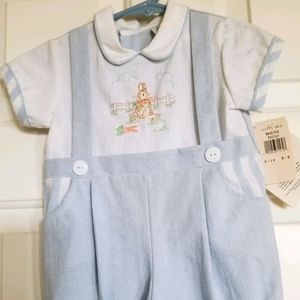Vintage Beatrix Potter Infant Romper